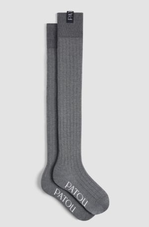 OVER THE KNEE SOCKS WINTER SLATE 9