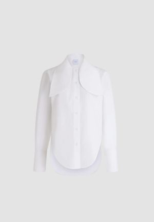 BOW COLLAR BLOUSE White 001W