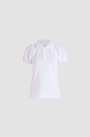 VOLUME SLEEVES POLO White 001W