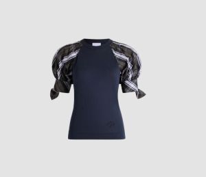 FAILLE KNOT SLEEVES TS MIDNIGHT BLUE 6