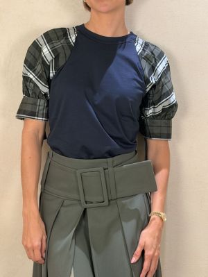 FAILLE KNOT SLEEVES TS MIDNIGHT BLUE 6