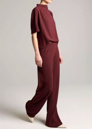 COLETTE HIGH WAIST CREPE BIAS  600BLR