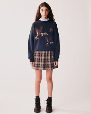  NAVY WITH DUCKS