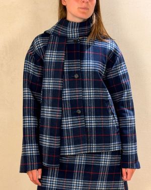 BL9C NAVY CHECK