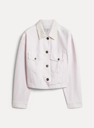 PEACHED COTTON CANVAS JACKET BLOOM 2071