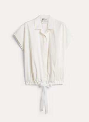 ORGANIC SILKY POPLINE SLEEVELE PANNA 0007