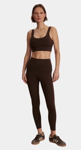 FREESOFT HIGH RISE LEGGING 28 COFFEE BEAN
