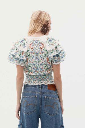 371739 FLORAL OFF WHIT