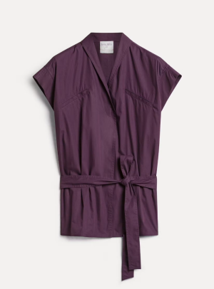 SILKY POPLINE SHORT SLEEVES BE BERRY 5055