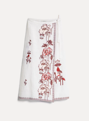 JARDIN DE AGUA EMBROID LINEN S VERMILLON 2015