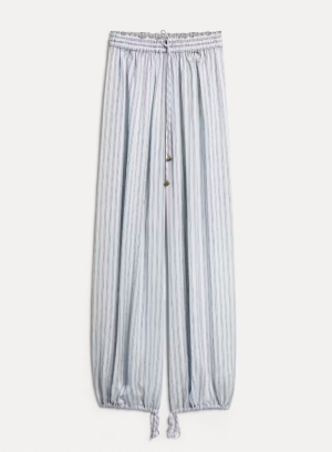 BAIADERA STRIPE ELASTIC PANTS LAGOON 5023