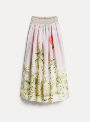 PARAISO PRINT CHIC LINEN ELAST ROSE BUD 2002