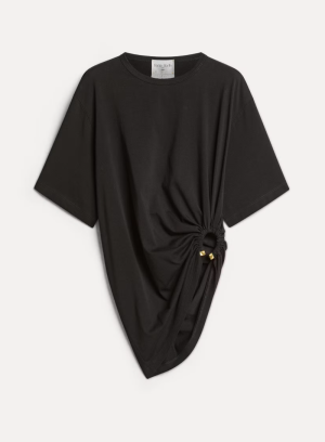 JERSEY ROUNDNECK Y-SHIRT SCULP NERO 8007