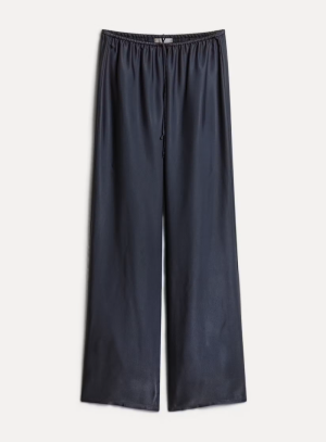 VISCOSE TWILL DRAWSTRING PANTS MIDNIGHT 8015